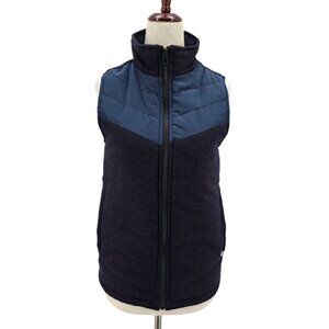 NEW Sovereign Code Kids Los Angeles Girls Large Sid Vest Puffer Insulated Blue